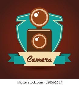 retro camera design, vector illustration eps10 graphic 