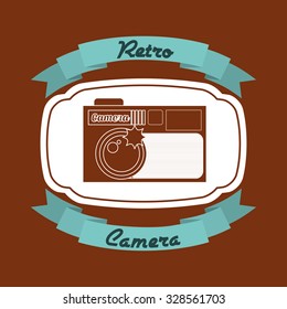 retro camera design, vector illustration eps10 graphic 