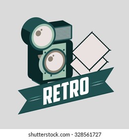 retro camera design, vector illustration eps10 graphic 