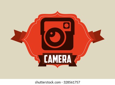 retro camera design, vector illustration eps10 graphic 