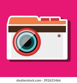 retro camera design, vector illustration eps10 graphic 