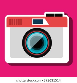 retro camera design, vector illustration eps10 graphic 