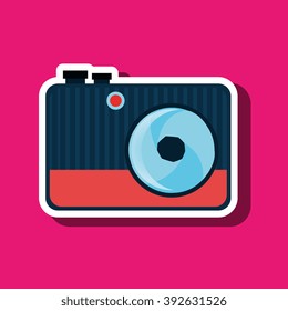 retro camera design, vector illustration eps10 graphic 