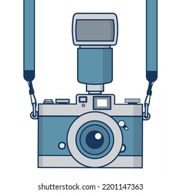  Retro camera hang design with flash