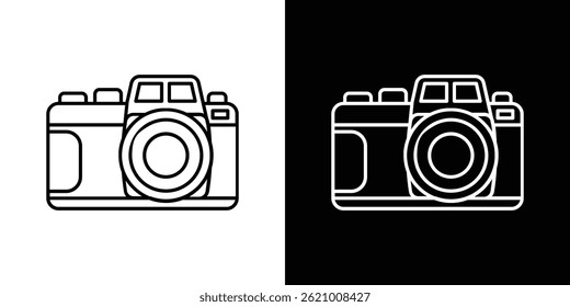 Retro camera icon vector for web, and mobile app