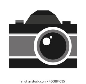 retro camera isolated icon design, vector illustration  graphic 
