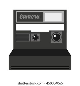 retro camera isolated icon design, vector illustration  graphic 