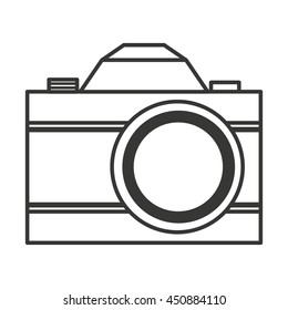 retro camera isolated icon design, vector illustration  graphic 
