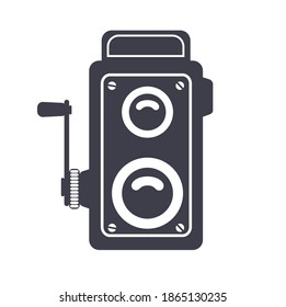 retro camera old sign icon vector