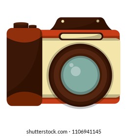 retro camera photographic icon