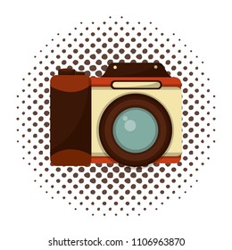 retro camera photographic icon