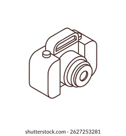 Retro camera sign. vintage camera Icon symbol 