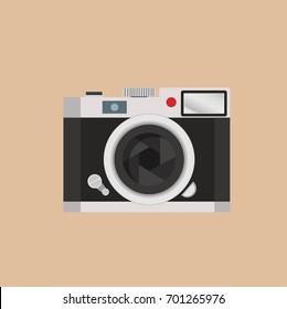 retro camera vector