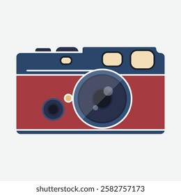 retro camera vector design illustration