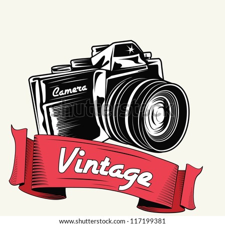 Retro camera with vignette