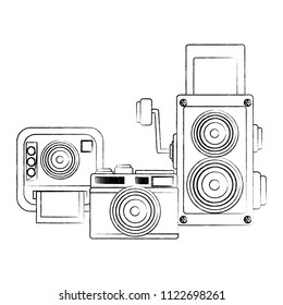 retro cameras design