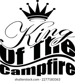 Diseño de camisetas de camping retro, vector