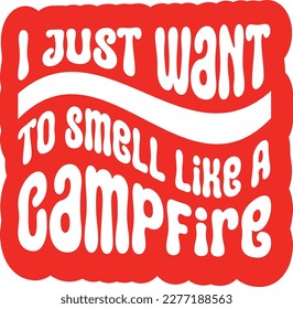 Diseño de camisetas de camping retro, vector
