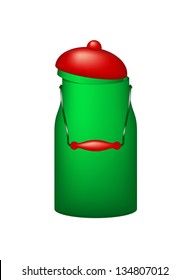 Retro can with a lid