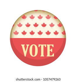 Retro Canada campaign button