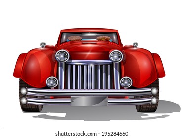 Retro car.