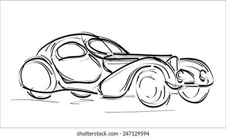 Retro car 