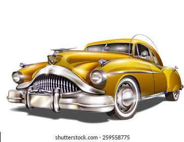 Retro car.
