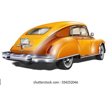 Retro car.