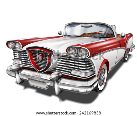 Retro car.