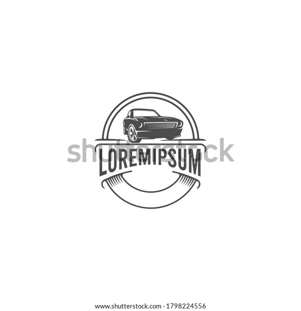retro car emblem vintage\
logo