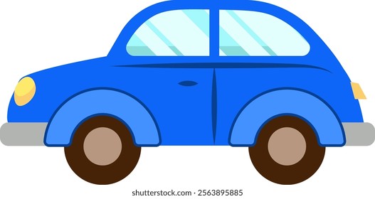 Retro Car Illustration Vector Illustration