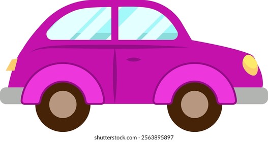 Retro Car Illustration Vector Illustration