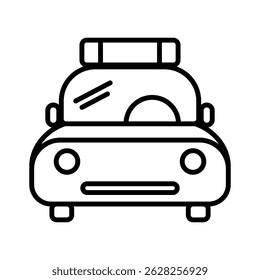 Retro Car line icon. Car logo