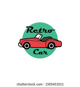 Retro Car Logo Design Vector