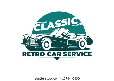 Retro Car Logo Or Illustration