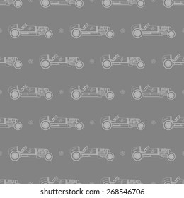 retro car pattern