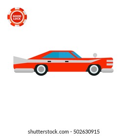 Retro Car Vector Icon