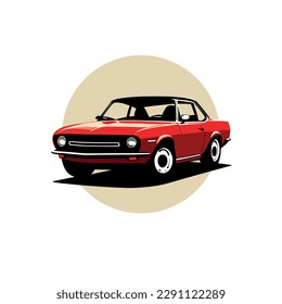 Retro car vector illustration for your projects