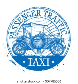 retro car vector logo design template. vehicle or automobile, transport, taxi icon