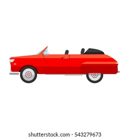 Retro car vector vehicle.