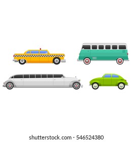 Retro car vector vehicle.