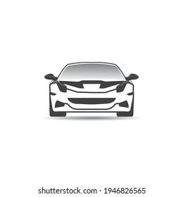 Retro car. Vintage car. Sport car. vector icon