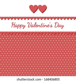 Retro card for Valentine's day