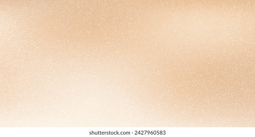 Tarjeta retro con degradado amarillo sobre fondo de luz suave para el diseño de concepto. Color beige. Textura de efecto de patrón de polvo y ruido vectorial.