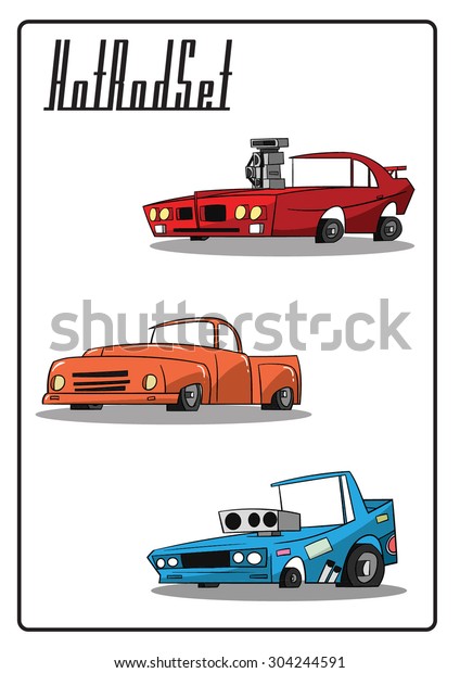 retro cars in\
color