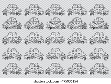 Retro Cars Pattern