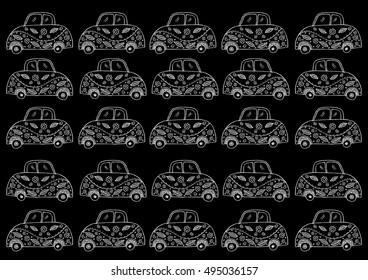 Retro Cars Pattern