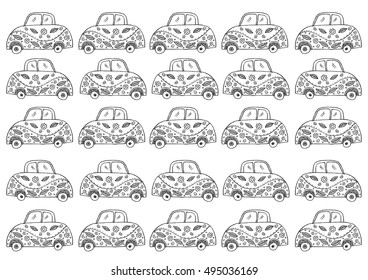 Retro Cars Pattern