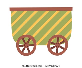 Retro Cart Icon Vector Illustration