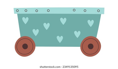 Retro Cart Icon Vector Illustration